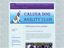 Tablet Screenshot of calusadog.org